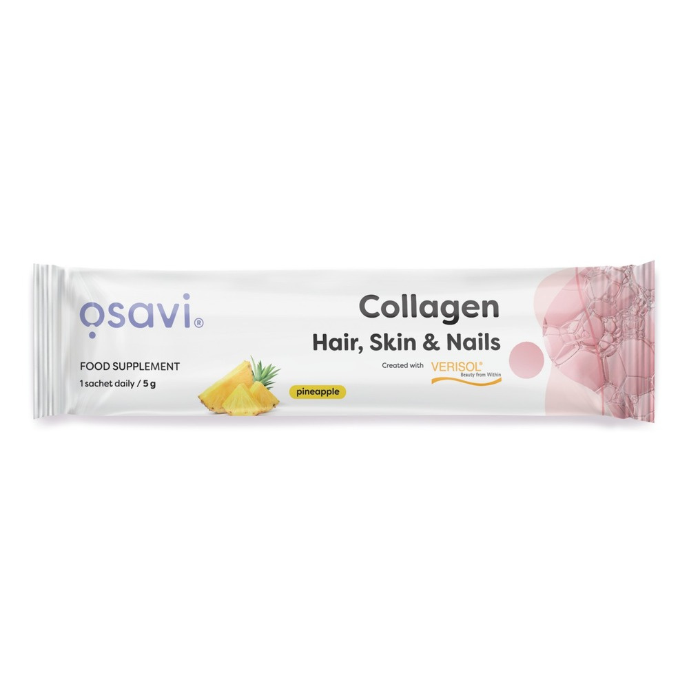 Osavi Collagen Peptides Kolagen Włosy Skóra i Paznokcie Ananas 5g