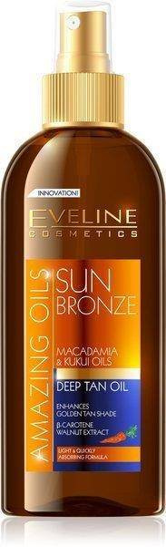 Eveline Amazing Oils Sun Care Bronze Deep Tan Oil Olejek do Opalania 150ml Best Before 26.04.26