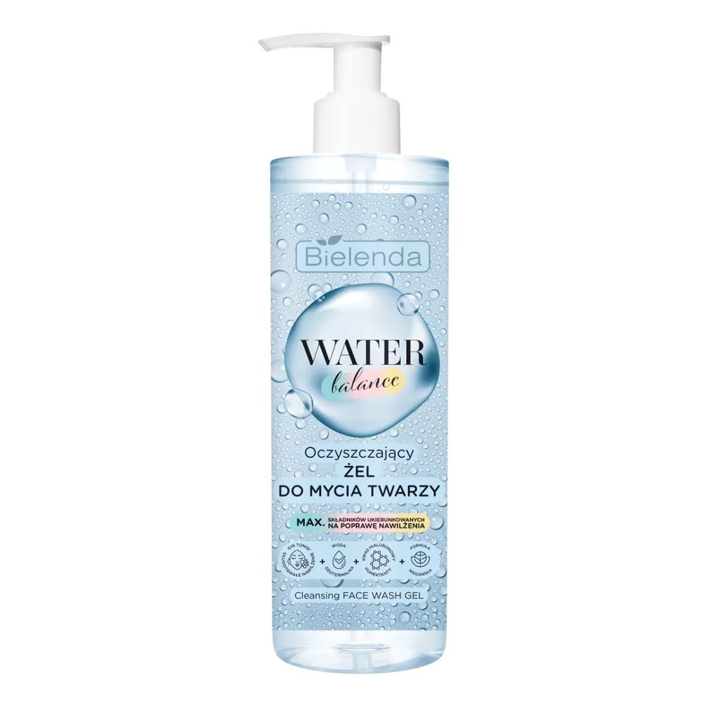 Bielenda Water Balance Oczyszczający Żel do Mycia Twarzy 195g