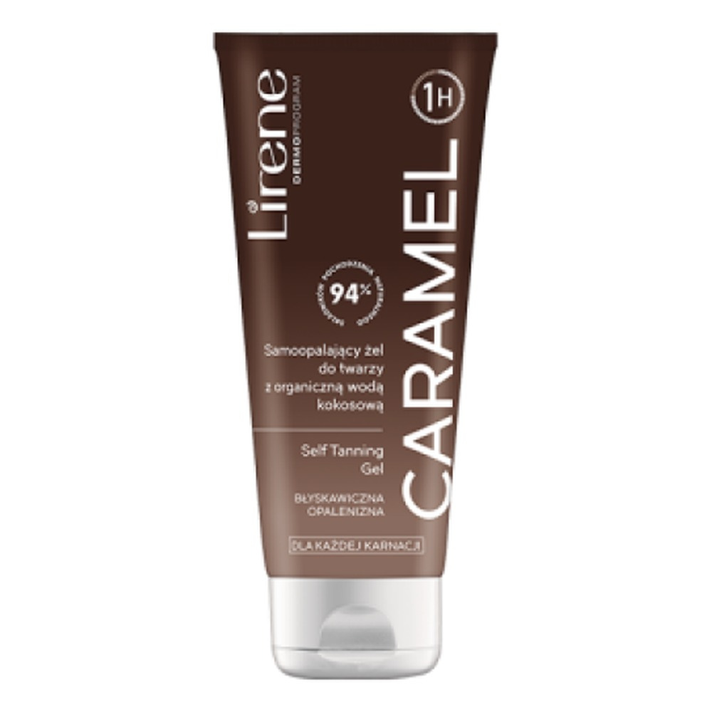 Lirene Perfect Tan Nawilżający Samoopalający Żel do Twarzy Caramel 75ml