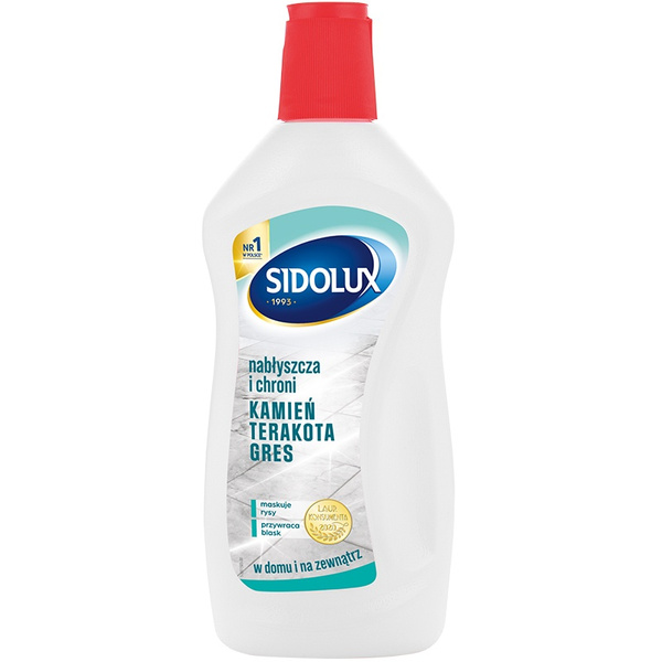 Sidolux Środek do Ochrony i Nabłyszczania Kamień Terakota 500ml