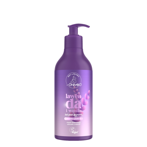 OnlyBio Body in Balance Żel pod prysznic Lawenda i Wanilia 400ml