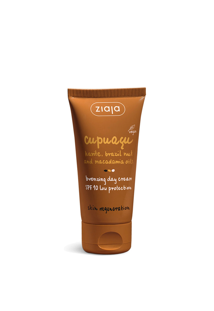 Ziaja Cupuacu Line Bronzujący Krem Na Dzień SPF 10 50ml