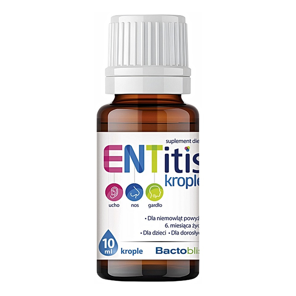 Entitis Krople Streptococcus salivarius K12 + Witamina D 10ml