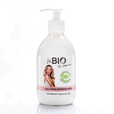 BeBio Ewa Chodakowska Naturalny Balsam do Ciała Chia i Kwiat Japońskiej Wiśni 400ml