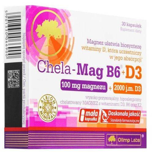 Olimp Chela-Mag B6 + D3 na Wsparcie Kości i Mięśni 30 Kapsułek