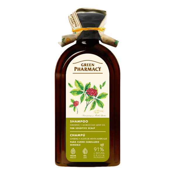Green Pharmacy Szampon do Przetłuszczających się Włosów z Żeń-Szeniem 350ml