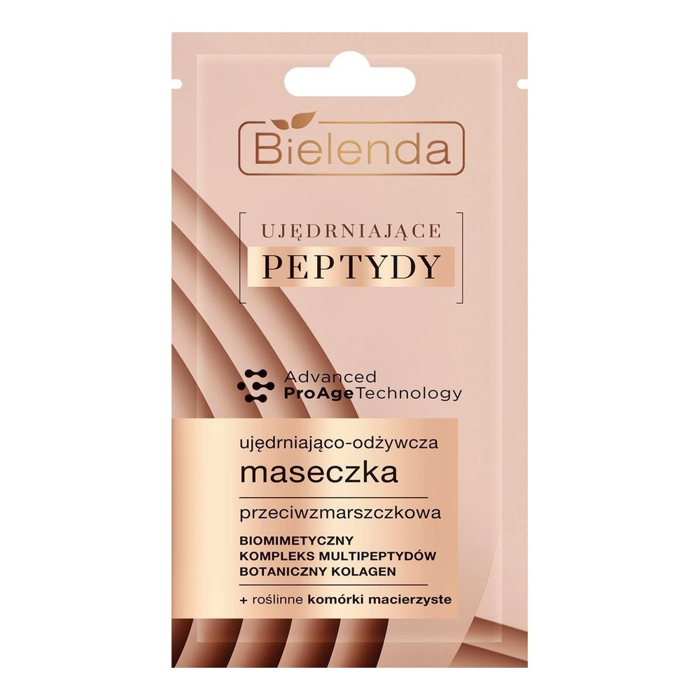 Bielenda Ujędrniające Peptydy Ujędrniająco-Odżywcza Maseczka Przeciwzmarszczkowa 8g