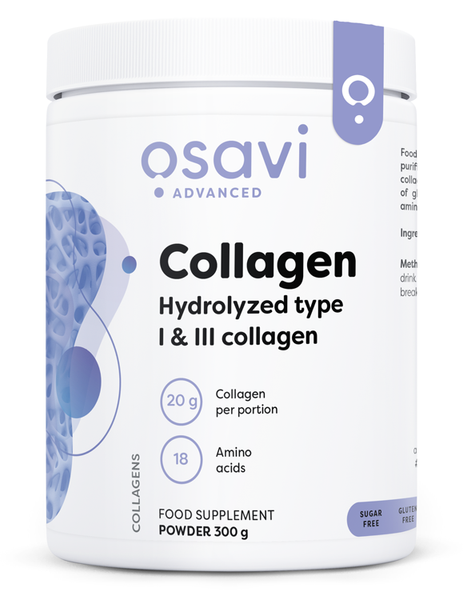 Osavi Kolagen Peptydy Hydrolizowany Typ 1 i 3 300g