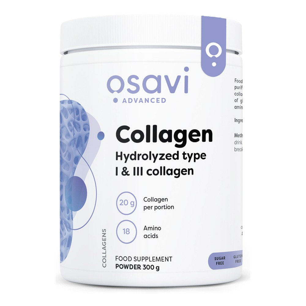 Osavi Kolagen Peptydy Hydrolizowany Typ 1 i 3 300g