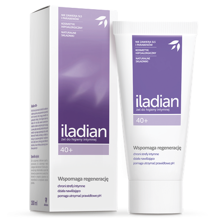 Iladian 40+ Żel do Higieny Intymnej Wspomagający Regenerację 180ml