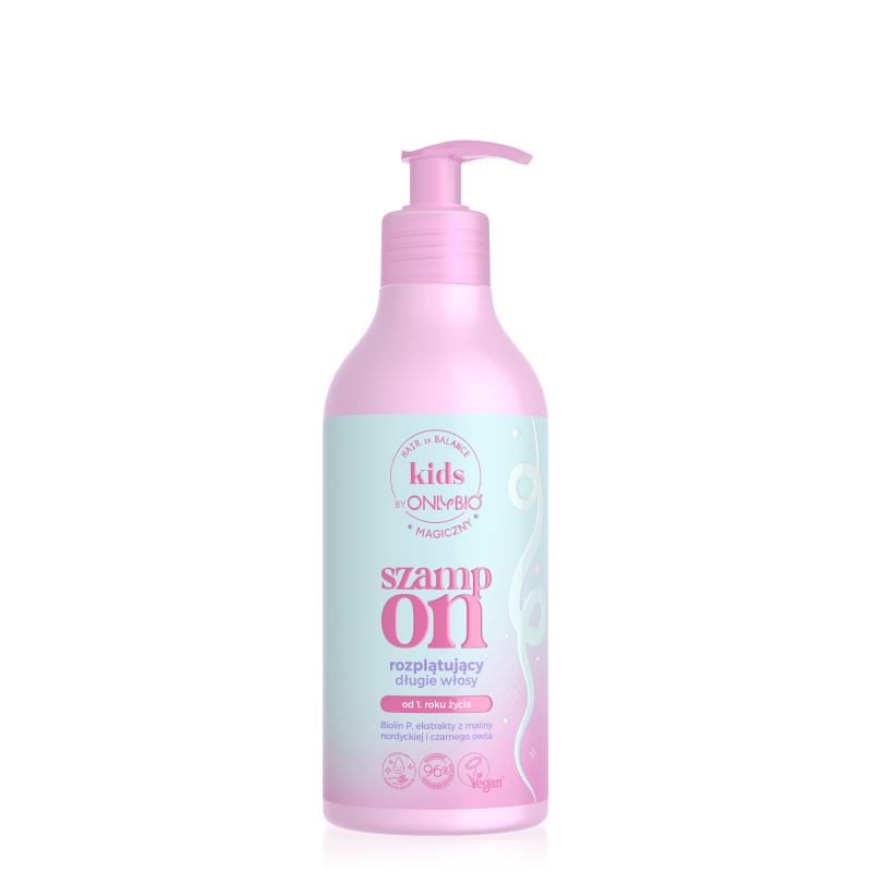 OnlyBio Hair in Balance Kids Magiczny Szampon Rozplątujący Długie Włosy 400ml