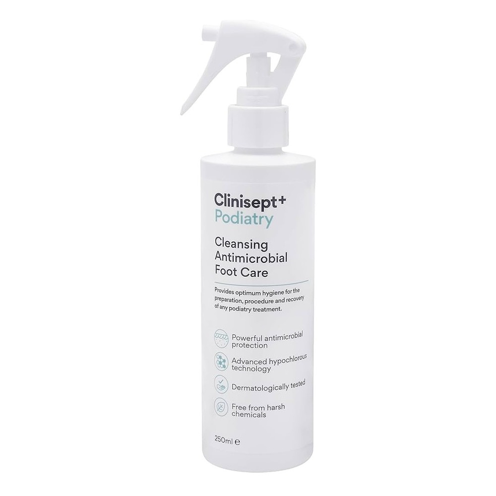 Clinisept+ Podiatry Oczyszczający Spray do Stóp 250ml