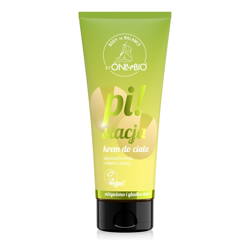 OnlyBio Body in Balance Nawilżający Krem do Ciała dla Skóry Suchej Pistacja 200ml