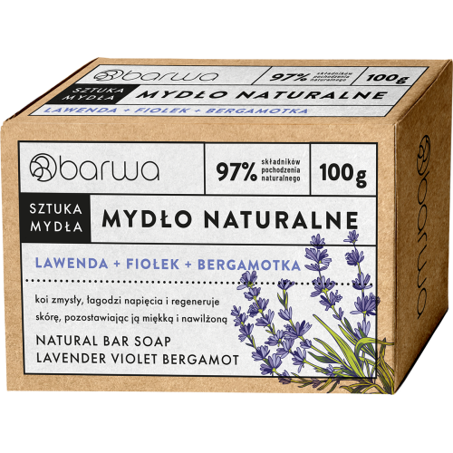 Barwa Naturalne Mydło w Kostce Lawenda 100g
