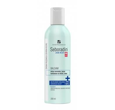 Seboradin Balsam do Włosów Jasnych Farbowanych Siwych i Normalnych 200ml