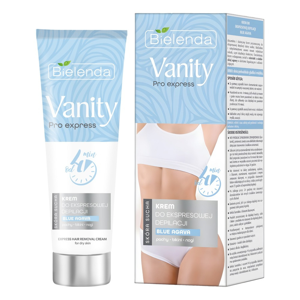Bielenda Vanity Pro Ekspresowy Krem do Depilacji Skóry Suchej 75ml