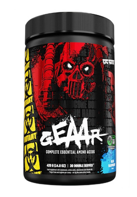 Mutant GEAAR Aminokwasy EAA w Proszku o Smaku Niebieskiej Maliny Na Wsparcie Wzrostu i Regeneracji Mięśni 420g