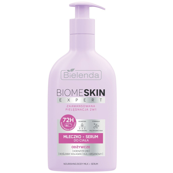 Bielenda Biome Skin Expert Odżywcze Mleczko i Serum do Ciała 2w1 350ml
