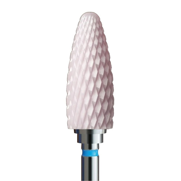 IQ Nails Frez Ceramiczny Stożek do Hybryd i Żelu 6mm Różowy