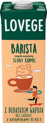 Sante Lovege Barista Napój Owsiany Słony Karmel 1l Best Before 26.02.26