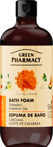 Green Pharmacy Nawilżająco-Relaksująca Pianka do Kąpieli Kurkuma i Olejek Dyniowy 500ml