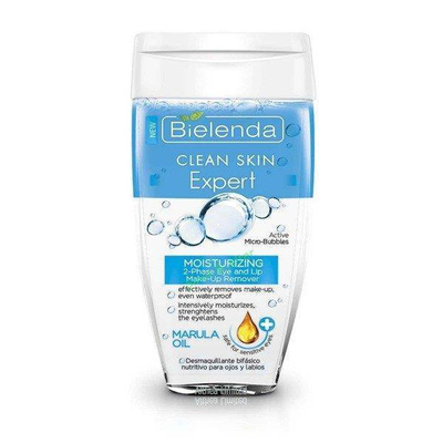 Bielenda Clean Skin Expert Nawilżający Płyn do Demakijażu Oczu i Ust z Olejem Marula 150ml