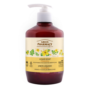 Green Pharmacy Nawilżajace Mydło w Płynie Jaskółcze Ziele 465ml