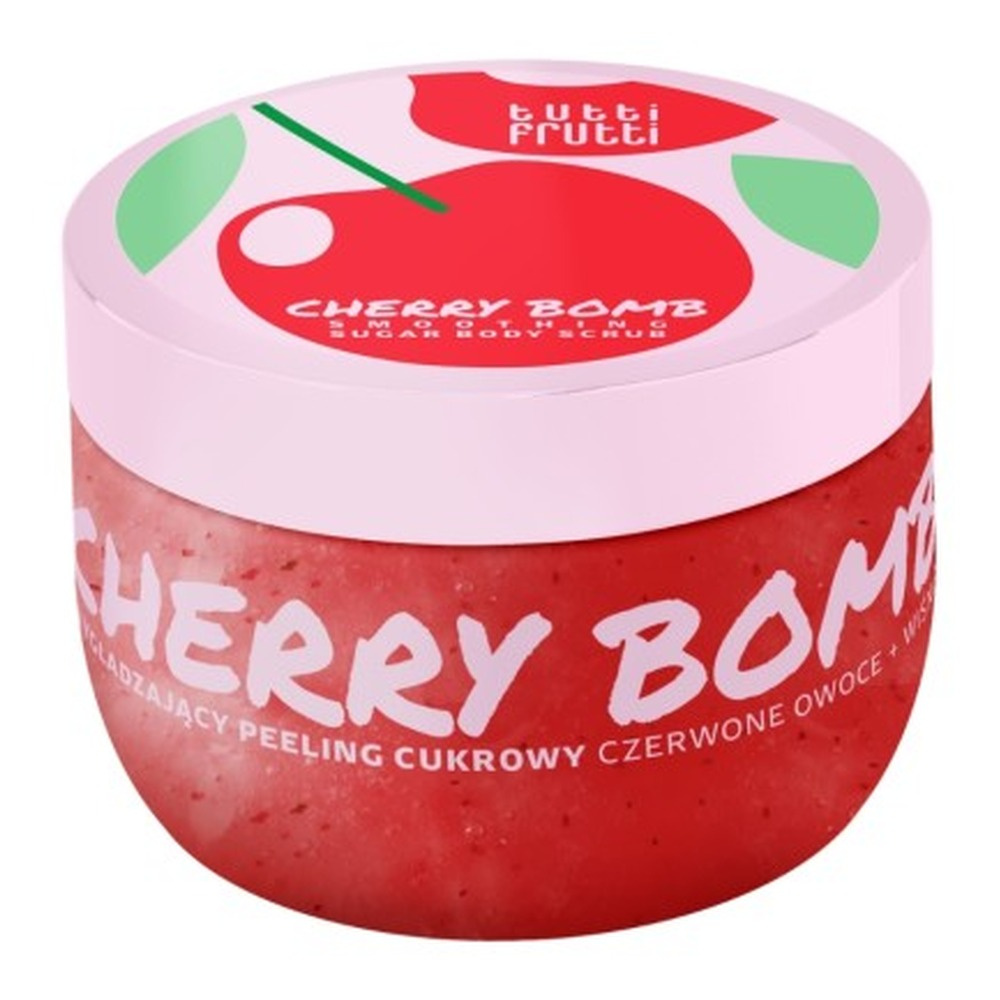 Farmona Tutti Frutti #CherryBomb Wygładzający Peeling Cukrowy do Ciała 300g