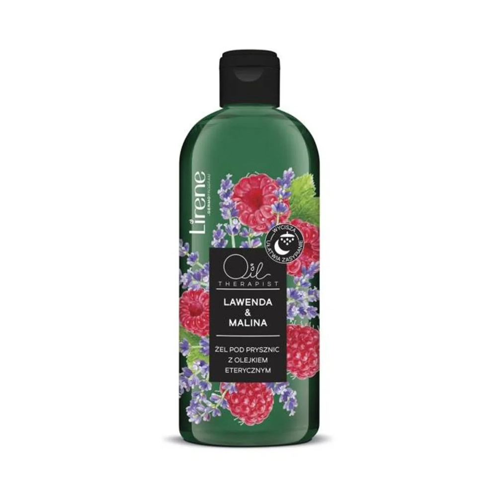 Lirene Oil Therapist Relaksujący Żel pod Prysznic Lawenda i Malina 400ml