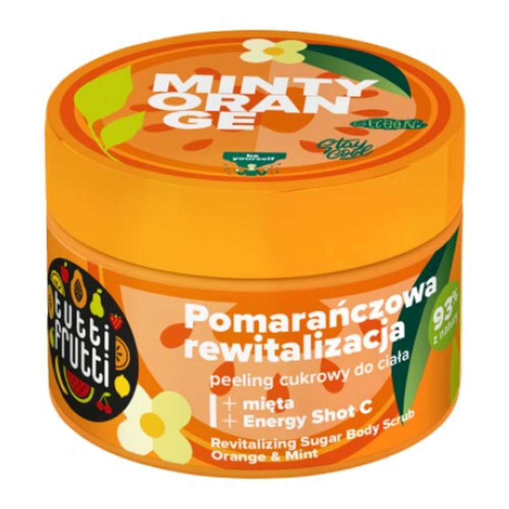 Tutti Frutti Rewitalizujący Peeling Cukrowy Pomarańcza i Mięta 300g
