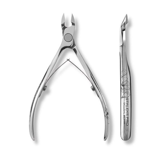 Staleks Pro Profesjonalne Cążki do Skórek EXCLUSIVE 20 Magnolia 8 mm 1 Sztuka