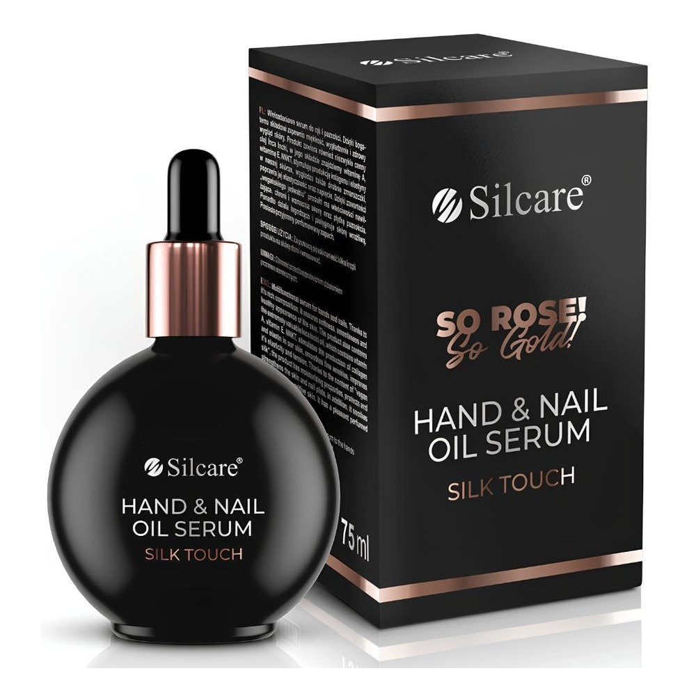 Silcare So Rose! So Gold! Silk Touch wegańskie serum olejowe do dłoni i paznokci 75ml