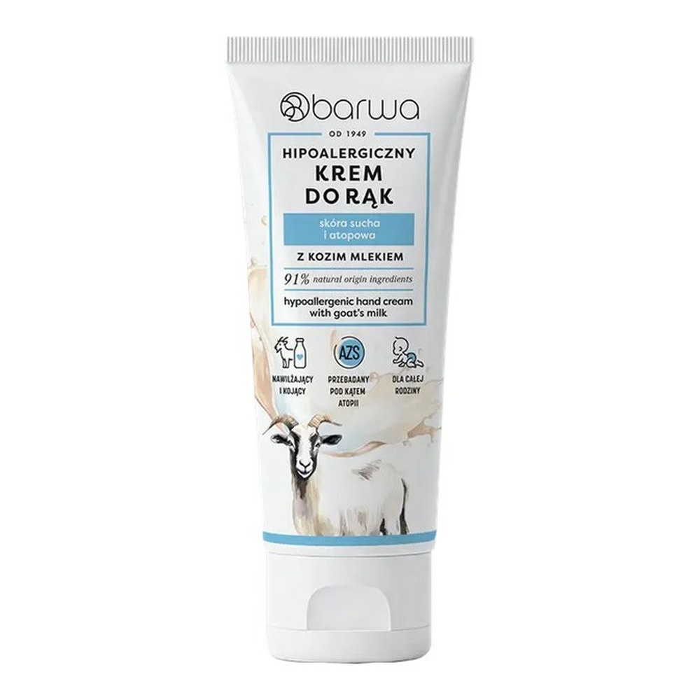 Barwa Hipoalergiczny Krem Do Rąk Kozie Mleko 75ml