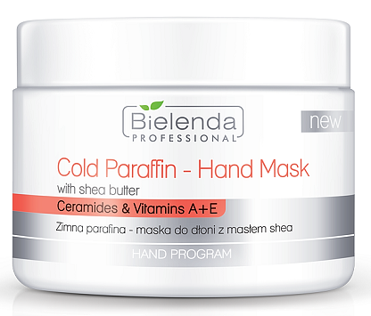 Bielenda Professional Cold Parafin Maska do Rąk z Masłem Shea i Witaminami A+E 150g