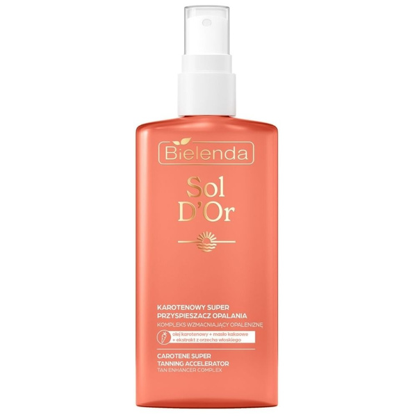 Bielenda Sol D'Or Carotene Super Przyspieszacz Opalania do Twarzy i Ciała 150ml