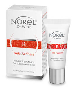 Norel Anti Redness Krem Odżywczy dla Cery Naczynkowej i Suchej 15ml