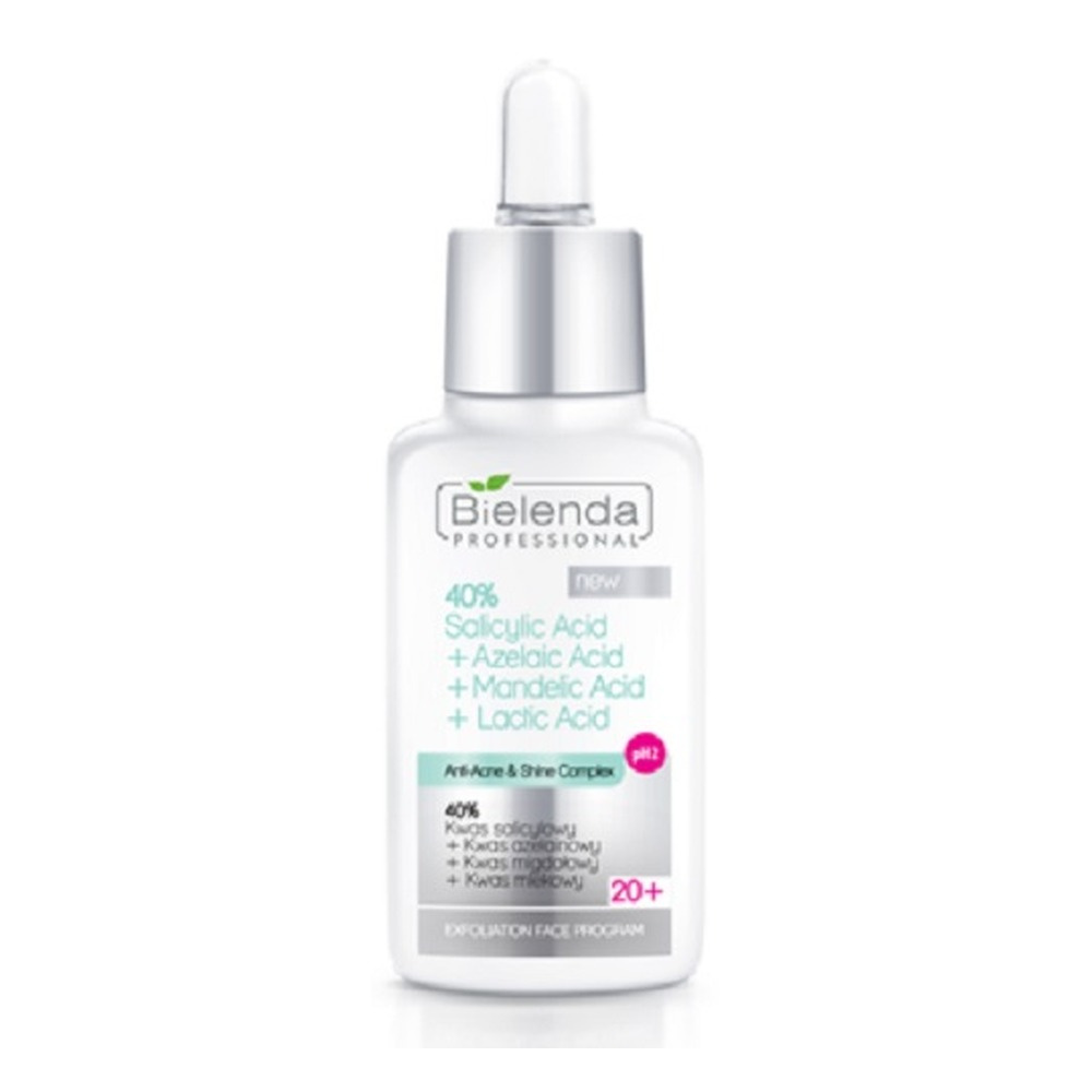 Bielenda Professional Anti-Acne 40% Kwas Salicylowy i Azelinowy pH2 20+ 30g