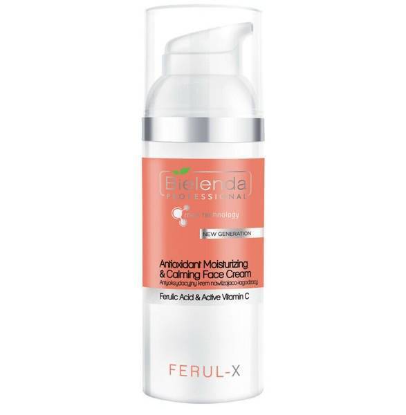 Bielenda Professional Ferul-X Antyoksydacyjny Nawilżająco Łagodzący Krem do Twarzy 50ml