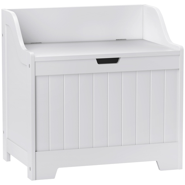 HOMCOM 61L Home Storage Chest - White