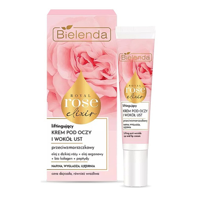 Bielenda Royal Rose Elixir Przeciwzmarszczkowy Krem pod Oczy i Usta 15ml