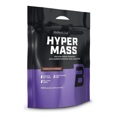 BioTechUSA Hyper Mass Gainer na Masę z Kreatyną Na Wzrost Masy Mięśniowej 6800g