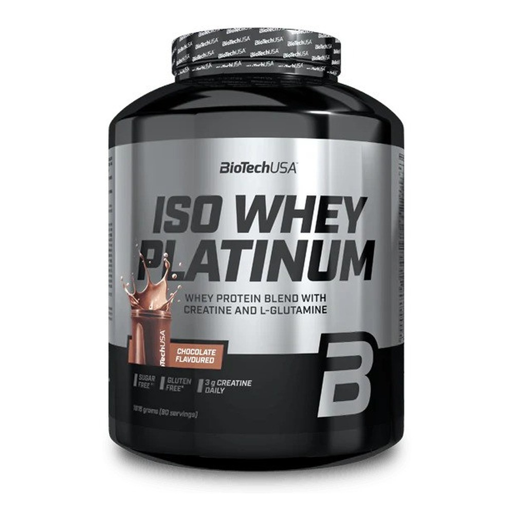 BioTechUSA Iso Whey Platinum Białko serwatkowe, Czekolada 1816g