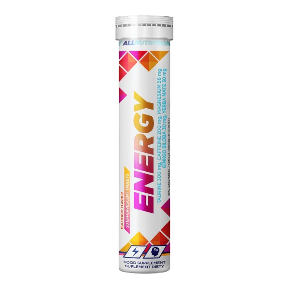 AllNutrition Energy Multifruit Wsparcie Energii i Koncentracji 20 Tabletek