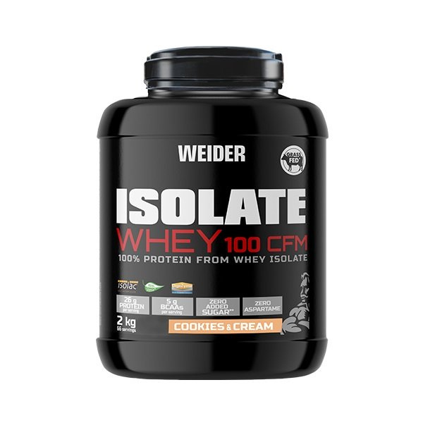 Weider Isolate Whey 100 CFM, Cookies & Cream - 2000g  