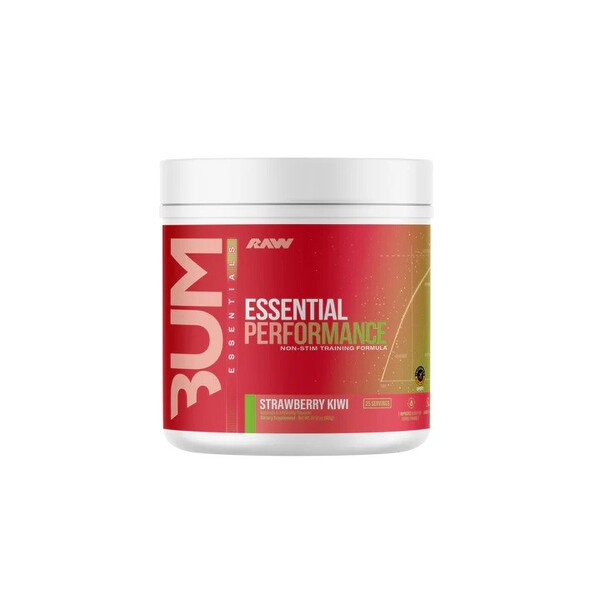 Raw Nutrition Bum Essential Performance, Strawberry Kiwi - 610g