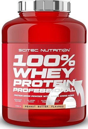SciTec 100% Whey Protein Professional, Peanut Butter - 2350g