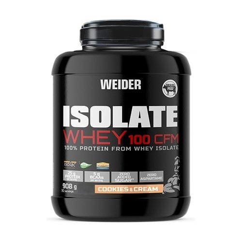 Weider Isolate Whey 100 CFM, Cookies & Cream - 908g