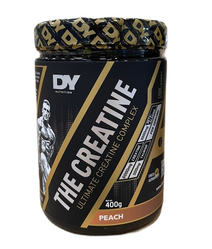 Dorian Yates The Creatine Kreatyna w Proszku Brzoskwiniowa Na Siłę i Budowę Masy Mięśniowej 400g