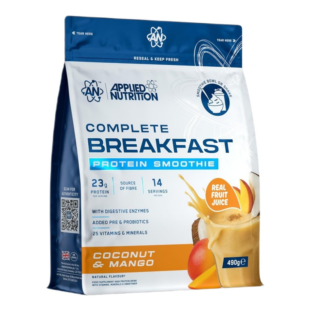 Applied Nutrition Complete Breakfast Koktajl Proteinowy Kokos i Mango 490g